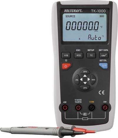 Voltcraft TK-1000 Kalibrator Temperatur, Spannung 1x 9 V BlocK-Batterie (enthalten) (vC-11769560)