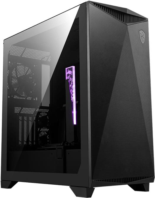 Msi Mpg Gungnir 300p Airflow - Mid Tower - E-Atx - Seitenteil Mit Fenster (gehärtetes Glas) - Keine Spannungsversorgung (atx) - Schwarz - Usb/audio (