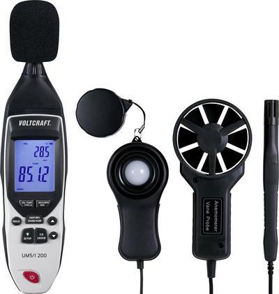 Voltcraft Um5/1 200 Temperaturadapter -200 Bis 1372 °c FühleR-Typ K MultifunktionS-Umweltmessgerät 5in1 (um5/1 200)