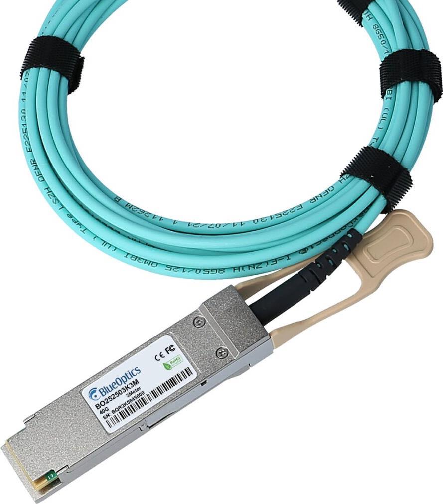 Blueoptics Aa1404028-2M-Bo InfinibanD-Kabel Qsfp Orange (aa1404028-2M-Bo)