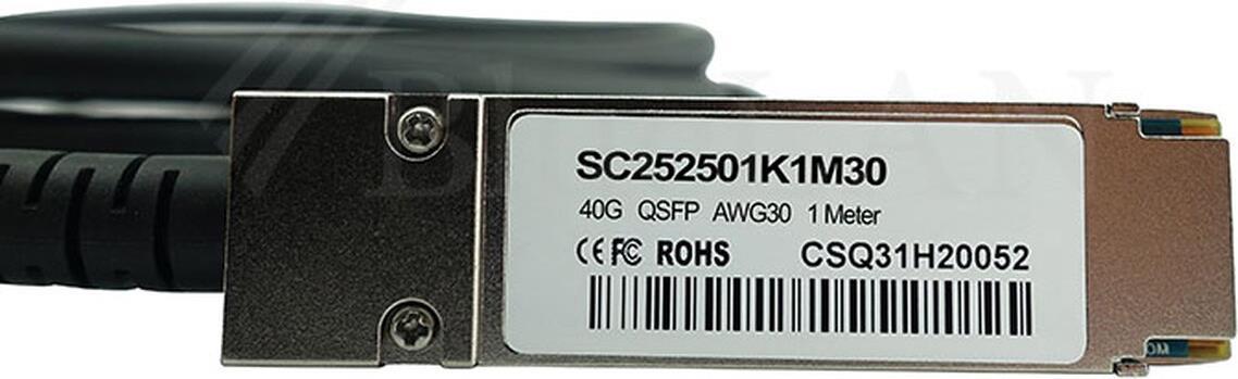 Blueoptics AX-F0110-3q1cu5M-Bl InfinibanD-Kabel 5 M Qsfp Orange (aX-F0110-3q1cu5M-Bl)