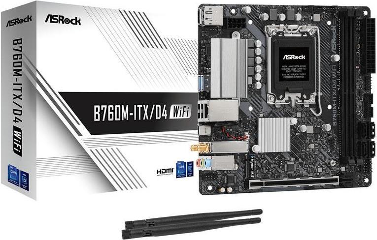 Asrock B760M-Itx/d4 Intel Ddr4 S1700 (90-Mxbky0-A0cayz)