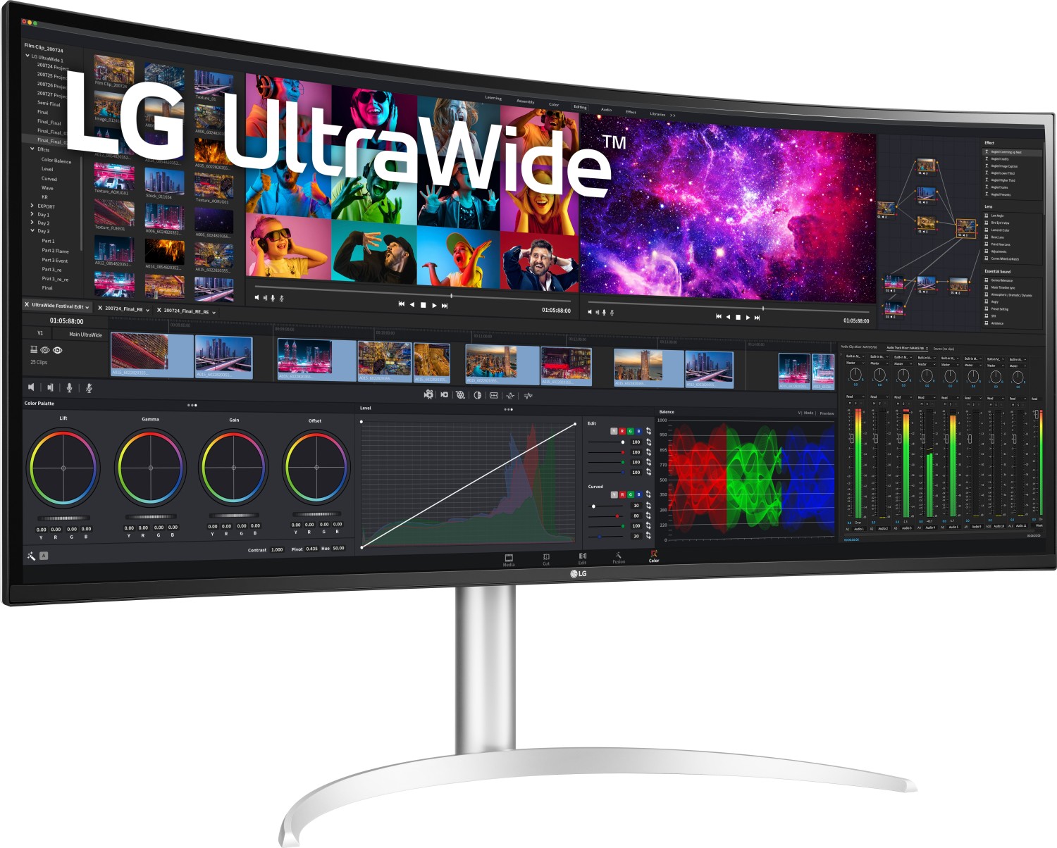 Lg 40wp95xP-W Ips Ultrawide 101,60cm (40") Uhd 5k Monitor (5 Ms Reaktionszeit, 72 Hz) [energieklasse F] (40wp95xP-w)