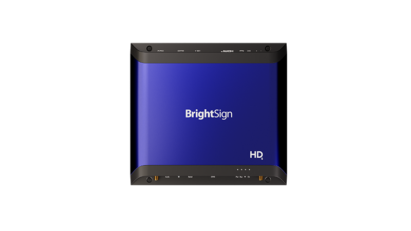 Brightsign Built For Interactivity, Delivers 4k60p Video In Hdr, Hmtl5, Flexible I/o For Usb, Serial, Gpio, Ir, & Ethernet (hd225)