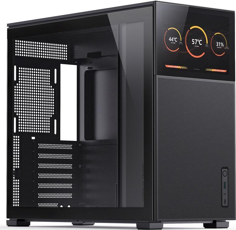 Jonsbo D41 Mesh Screen Atx Gehäuse, Tempered Glass - Schwarz (d41 Mesh Black Sc)