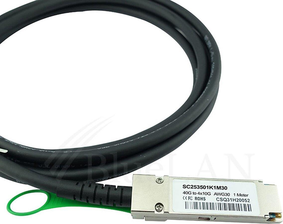Blueoptics QsfP-4x10G-C5M-Bl InfinibanD-Kabel 5 M 4xsfp+ Schwarz (qsfP-4x10G-C5M-Bl)