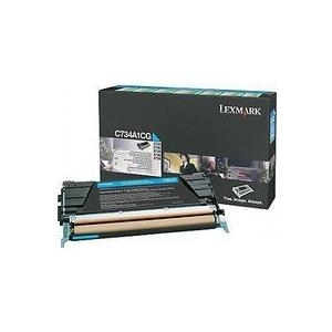 Lexmark - Tonerpatrone - 1 X Cyan - 6000 Seiten - Lrp / Lccp (c734a1cg)