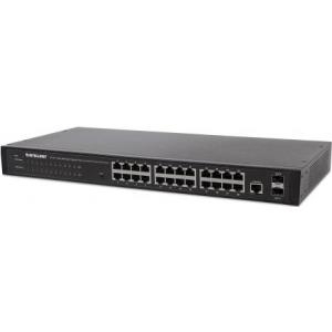 Intellinet 24-Port WeB-Managed Gigabit Ethernet Switch With 2 Sfp Ports - Switch - Verwaltet - 24 X 10/100/1000 + 2 X Sfp - Desktop, An Rack Montierb