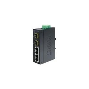 Planet IgS-620tf - Switch - Nicht Verwaltet - 4 X 10/100/1000 + 2 X Gigabit Sfp - An DiN-Schiene Montierbar - Gleichstrom (igS-620tf)