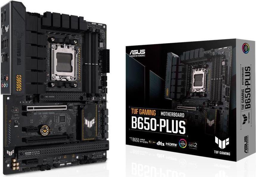Asus Tuf Gaming B650-Plus - Motherboard - Atx - Socket Am5 - Amd B650 Chipsatz - UsB-C 3,2 Gen 2x2, Usb 3,1 Gen 2, Usb 3,2 Gen 2, UsB-C 3,2 Gen2, Usb
