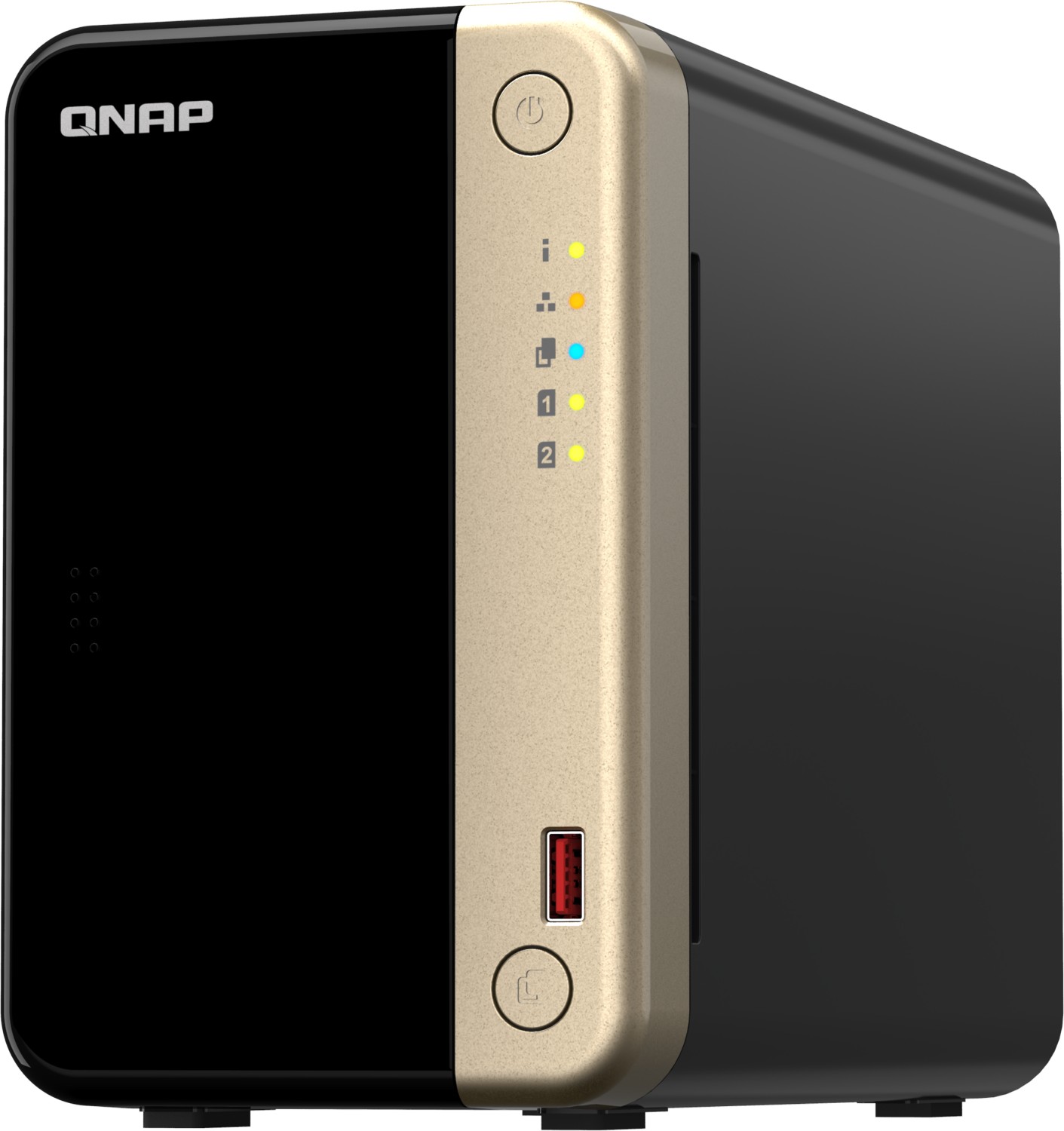 Qnap TS-264 - NaS-Server - 2 Schächte - Sata 6gb/s - Raid Raid 0, 1, 5, 6, 10, 50, Jbod, 60 - Ram 8gb - 2,5 Gigabit Ethernet - Iscsi Support (tS-264-