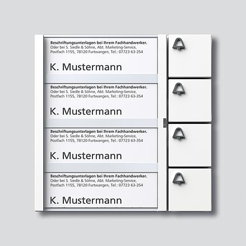 Siedle Vario BuS-TasteN-Modul Btm 650-04 W (035740)