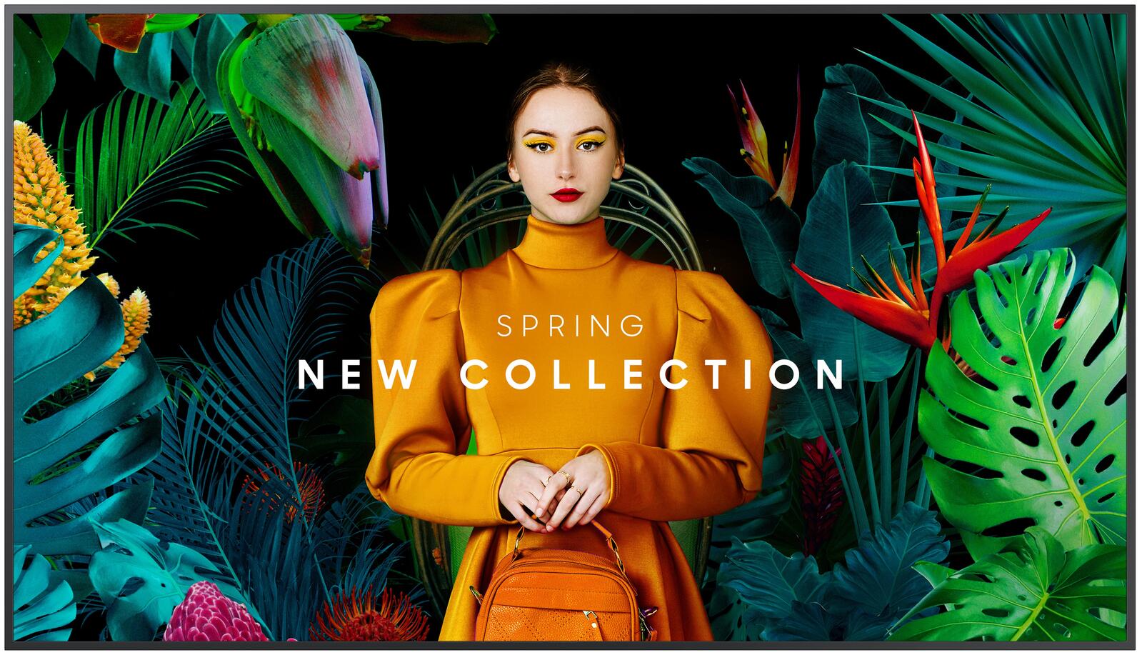 Samsung Qh50c 125 Cm 127,00cm (50") Diagonalklasse 125,73 49.5" Sichtbar Qhc Series LcD-Display Mit LeD-Hintergrundbeleuchtung Crystal Uhd Digital si