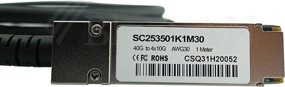 Blueoptics QsfP-DaC-5M-Cn InfinibanD-Kabel 4xsfp+ Schwarz (qsfP-DaC-5M-CN-Bl)