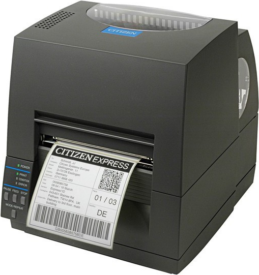 Citizen CL-S621ii - Etikettendrucker - Thermodirekt / Thermotransfer - Rolle (11,8 Cm) - 203 Dpi - Bis Zu 100 Mm/sek. - Usb, Seriell - Schwarz