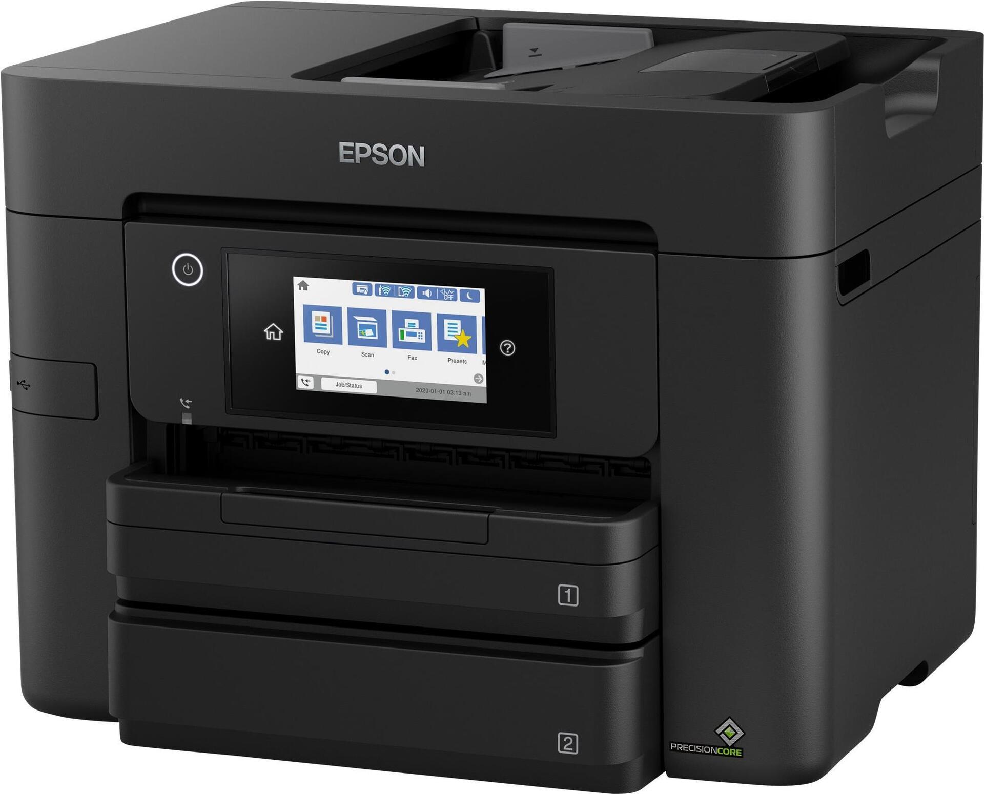 Epson Workforce Pro WF-4830dtwf - Multifunktionsdrucker - Farbe - Tintenstrahl - A4/legal (medien) - Bis Zu 25 Seiten/min. (drucken) - 500 Blatt - us