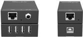 Usb 4-Port Extender Kit Via Ethernet Cable (vlusbext50)