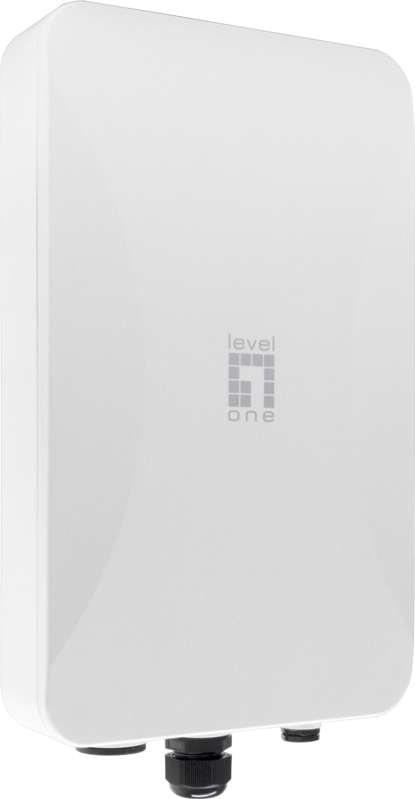 Levelone Ax3000 Dual Band WI-Fi 6 Outdoor Poe Wlan Access Point - Omnidirektional - 3000 Mbit/s - 574 Mbit/s - 2401 Mbit/s - 10,100,1000 Mbit/s - Iee