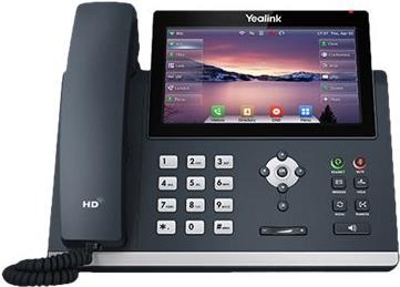 Yealink SiP-T48u - VoiP-Telefon - Dreiweg Anruffunktion - Sip, Sip V2, Srtp - 16 Zeilen - Classic Gray (1301204)