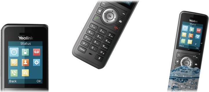Yealink W79p - Schnurloses VoiP-Telefon - Mit BluetootH-Schnittstelle Mit Rufnummernanzeige - IP-Dect - Dreiweg Anruffunktion - Sip, Sip V2, RtcP-Xr,