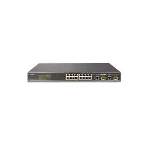 Planet FgsW-1816hps - Switch - Verwaltet - 16 X 10/100 + 2 X KombI-GigabiT-Sfp - Desktop (fgsW-1816hps)