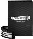 Cablemod C-Series Pro Modmesh Rm Black Label, Rmi & Rmx - Stromkabelkit - Schwarz, Weiß (cM-PcsR-16p3kiT-NkkW-r)