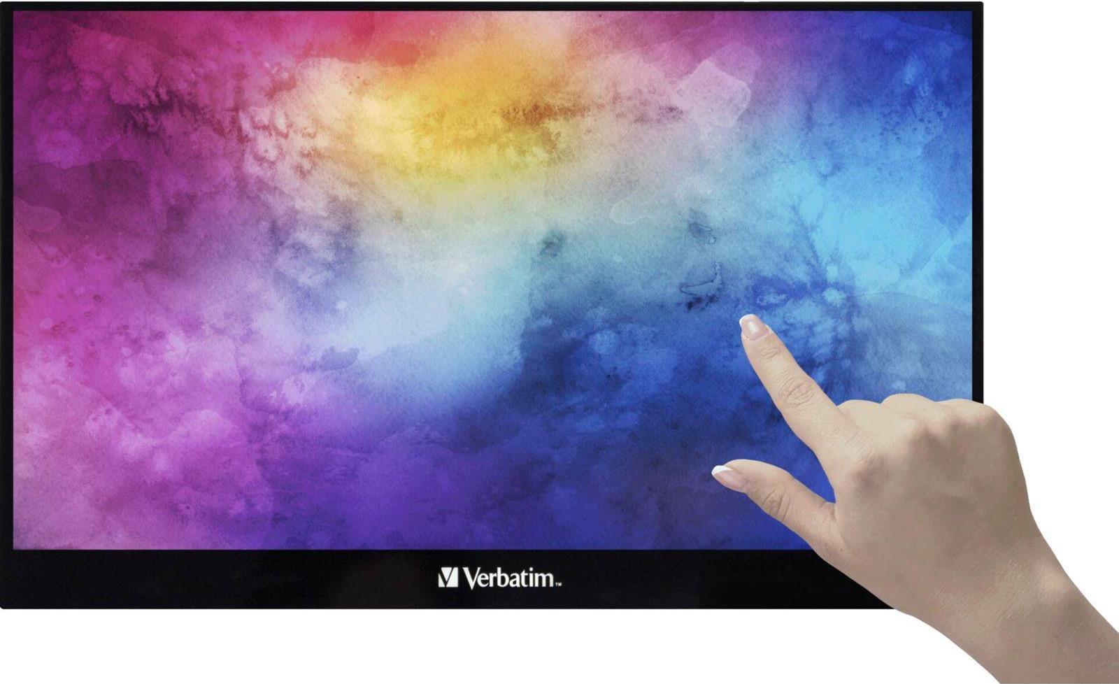 Verbatim 49593 Computerbildschirm 43,9 Cm (17.3" ) 1920 X 1080 Pixel Full Hd Touchscreen Schwarz [energieklasse A] (49593)