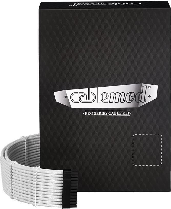 Cablemod C-Series Pro Modmesh Rm Black Label, Rmi & Rmx - Stromkabelkit - Weiß (cM-PcsR-16p3kiT-NkW-r)