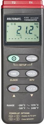 Voltcraft K202 Datalogger TemperatuR-Messgerät, Thermometer (306)