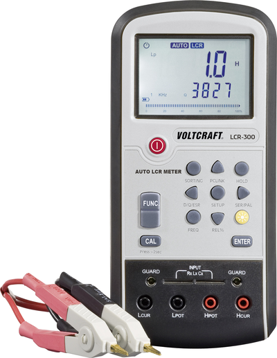 Voltcraft Komponententester Digital LcR-300 Cat I Anzeige (counts): 20000 (lcR-300)