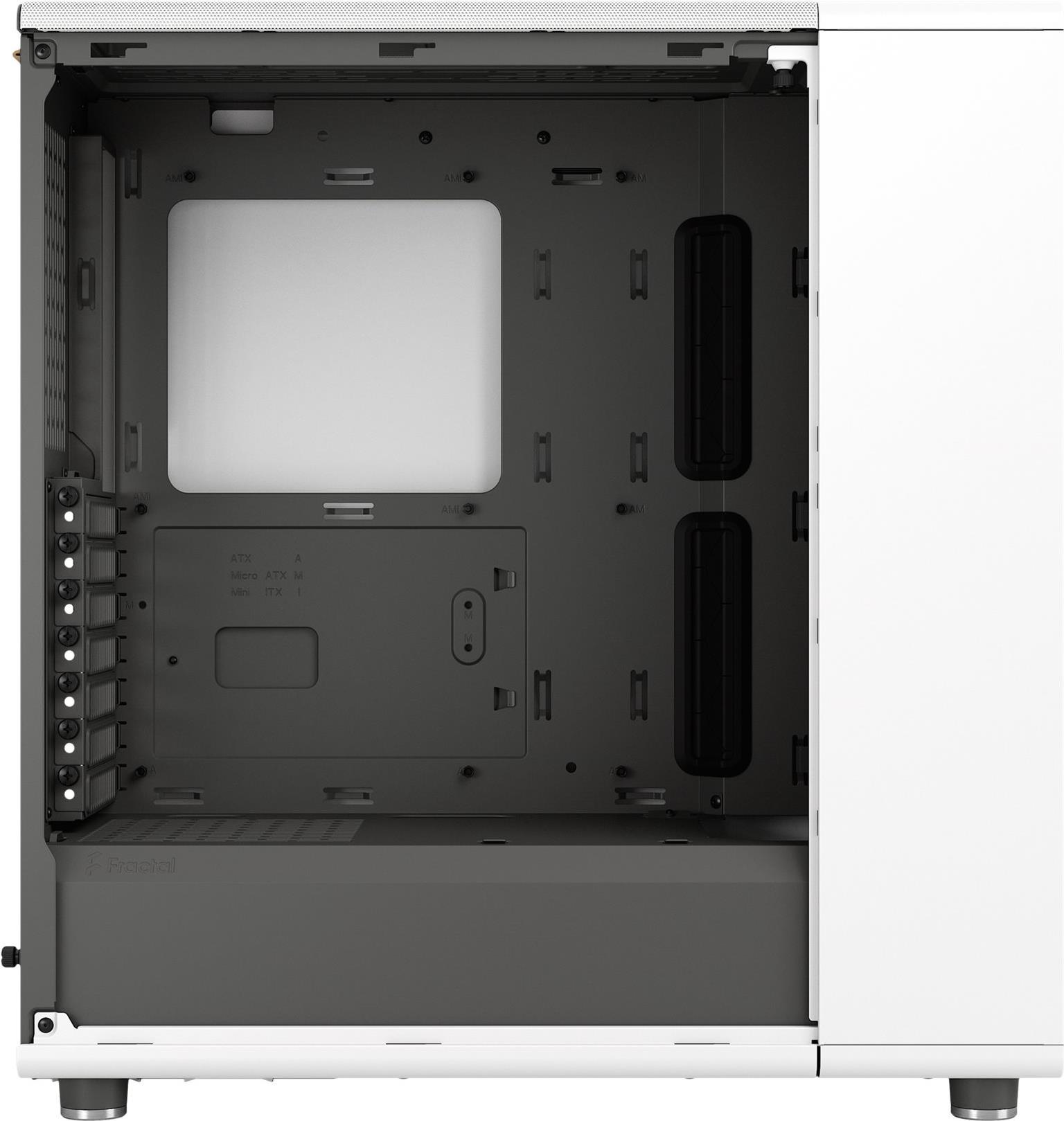 Fractal Design North - Mid Tower - Atx - Seitenteil Mit Fenster (gehärtetes Glas) - Keine Spannungsversorgung (atx) - Chalk White - Usb/audio (fD-C-N