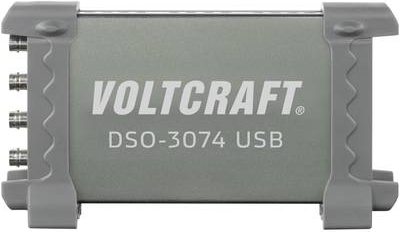 Voltcraft DsO-3074 UsB-Oszilloskop 70 Mhz 4-Kanal 250 Msa/s 16 Kpts 8 Bit DigitaL-Speicher (dso), SpectruM-Analyser (dsO-3074)