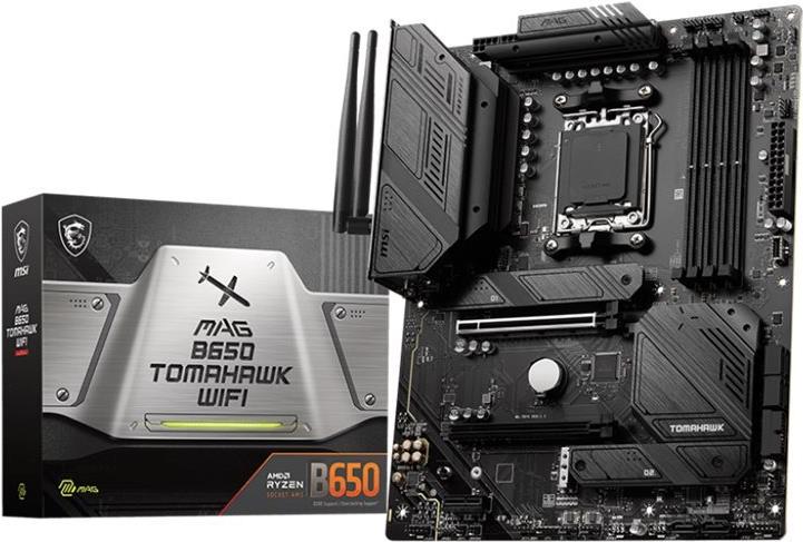 Msi Mag B650 Tomahawk Wifi - Motherboard - Atx - Socket Am5 - Amd B650 Chipsatz - Usb 3,2 Gen 1, Usb 3,2 Gen 2, UsB-C 3,2 Gen2, UsB-C 3,2 Gen 2x2 - 2