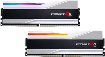 G.skill Trident Z5 Rgb - Ddr5 - Kit - 32gb: 2 X 16gb - Dimm 288-Pin - 5600 Mhz / Pc5-44800 - Cl36 - NoN-Ecc - Metallisch Silber (f5-5600j3636c16gx2-T