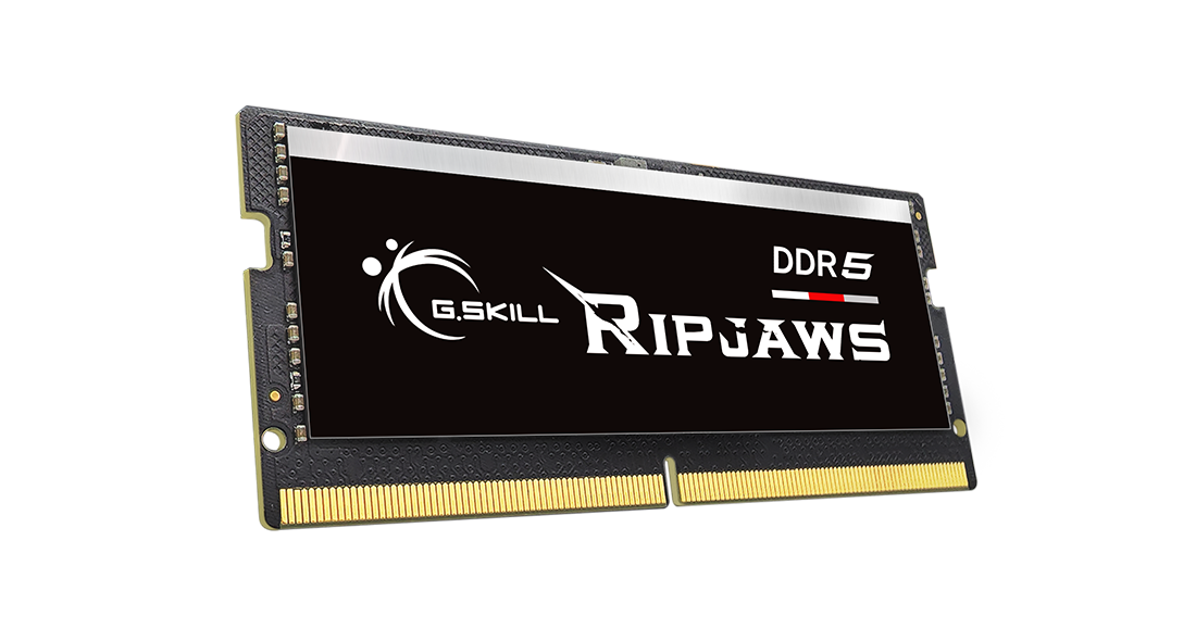 G.skill Ripjaws - Ddr5 - Kit - 32gb: 2 X 16gb - So Dimm 262-Pin - 4800 Mhz / Pc5-38400 - Cl34 - 1,1 V (f5-4800s3434a16gx2-Rs)