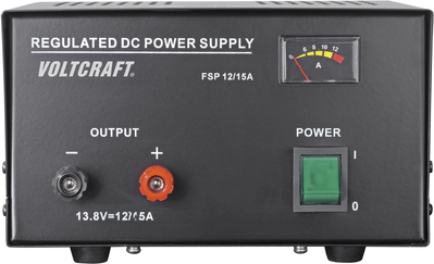 Voltcraft Labornetzgerät, Festspannung FsP-11312 13.8 - 13.8 V/dc 12 - 12 A 165 W 1 X (fsP-11312)