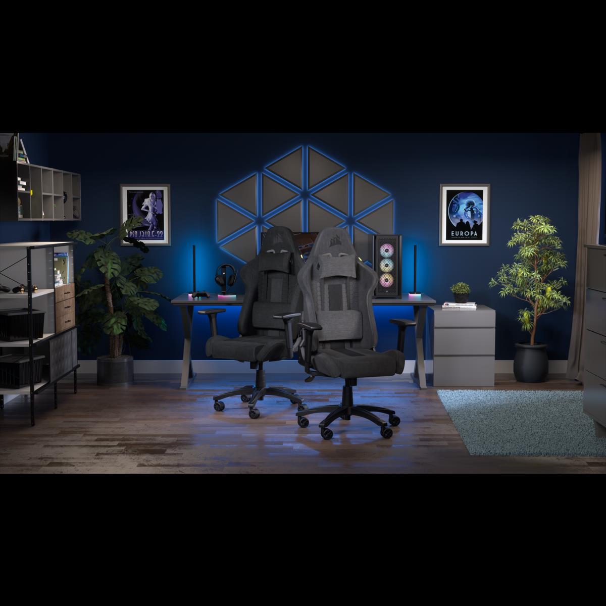 Corsair Tc100 Gepolsterter Sitz Gepolsterte Rückenlehne (cF-9010052-Ww)