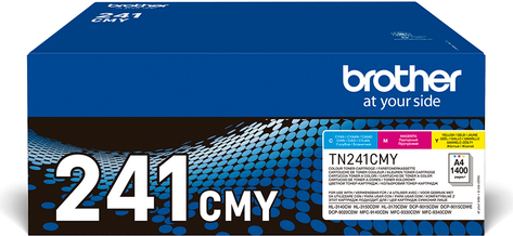 Brother Tn241cmy - 3eR-Pack - Gelb, Cyan, Magenta - Original - Tonerpatrone - Für Brother DcP-9015, DcP-9020, HL-3140, HL-3150, HL-3170, MfC-9140, mf