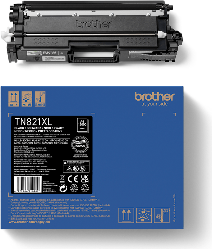 Brother Tn - Sehr Hohe Ergiebigkeit - Schwarz - Original - Tonerpatrone