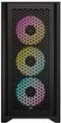 Corsair Icue 4000d Rgb Airflow - Mid Tower - E-Atx - Seitenteil Mit Fenster (gehärtetes Glas) - Keine Spannungsversorgung (atx) - Schwarz - Usb/audio