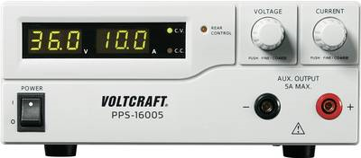 Voltcraft Labornetzgerät, Einstellbar PpS-16005 1 - 36 V/dc 0 - 10 A 360 W 2 X Usb, Remote Programmi (ppS-16005)