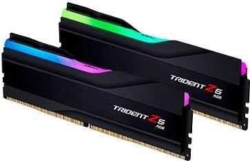 G.skill Trident Z5 Rgb - Ddr5 - Kit - 32gb: 2 X 16gb - Dimm 288-Pin - 3600 Mhz / Pc5-57600 - Cl34 - NoN-Ecc - Gebürstetes Aluminium / Schwarz, Mattsc