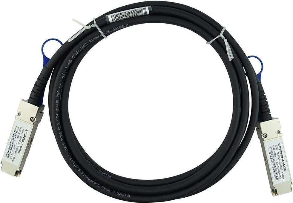 Blueoptics Qsfp28-DaC-5M-MR-Bl InfinibanD-Kabel Schwarz (qsfp28-DaC-5M-MR-Bl)