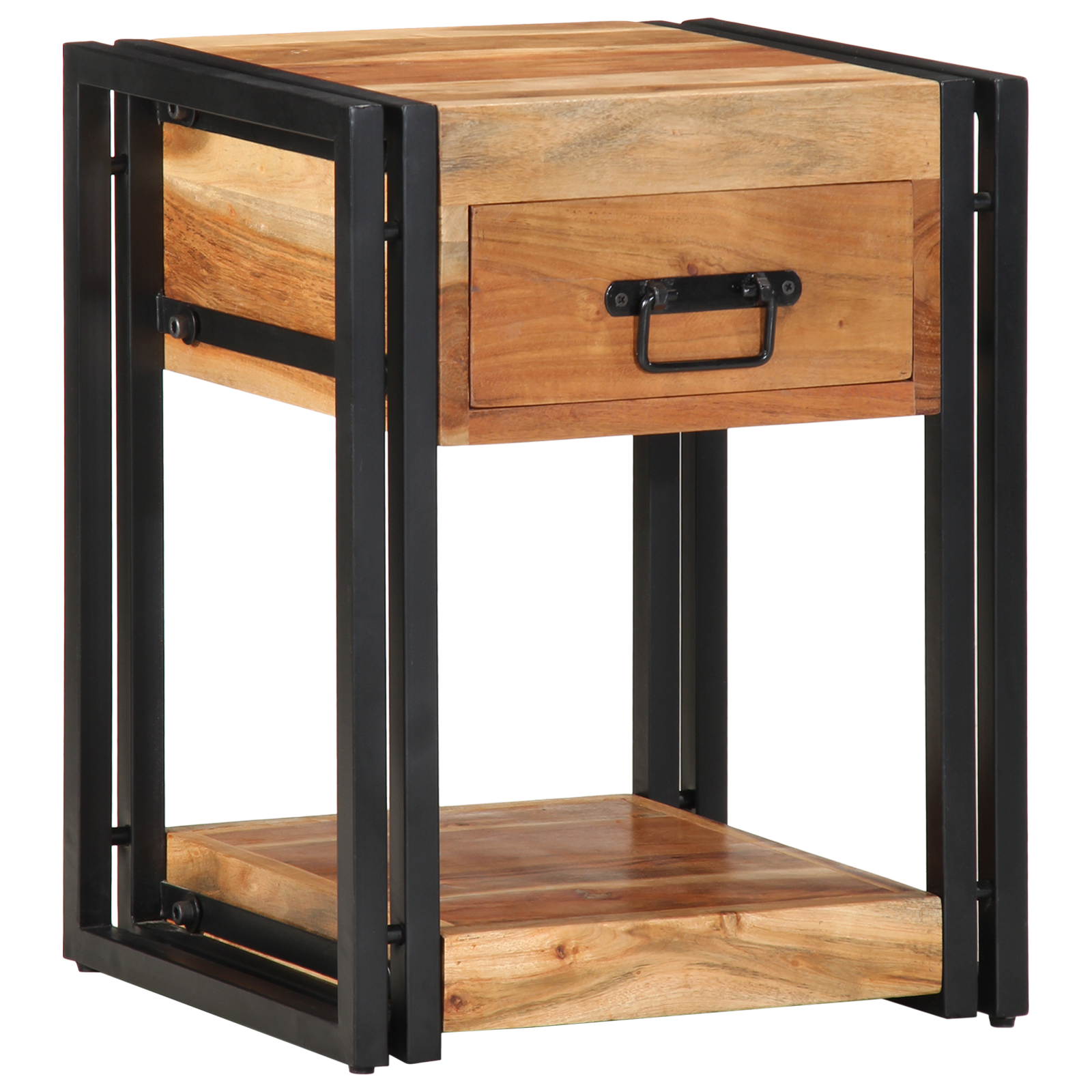 vidaXL Table de nuit 40x35x50 cm en bois d'acacia massif