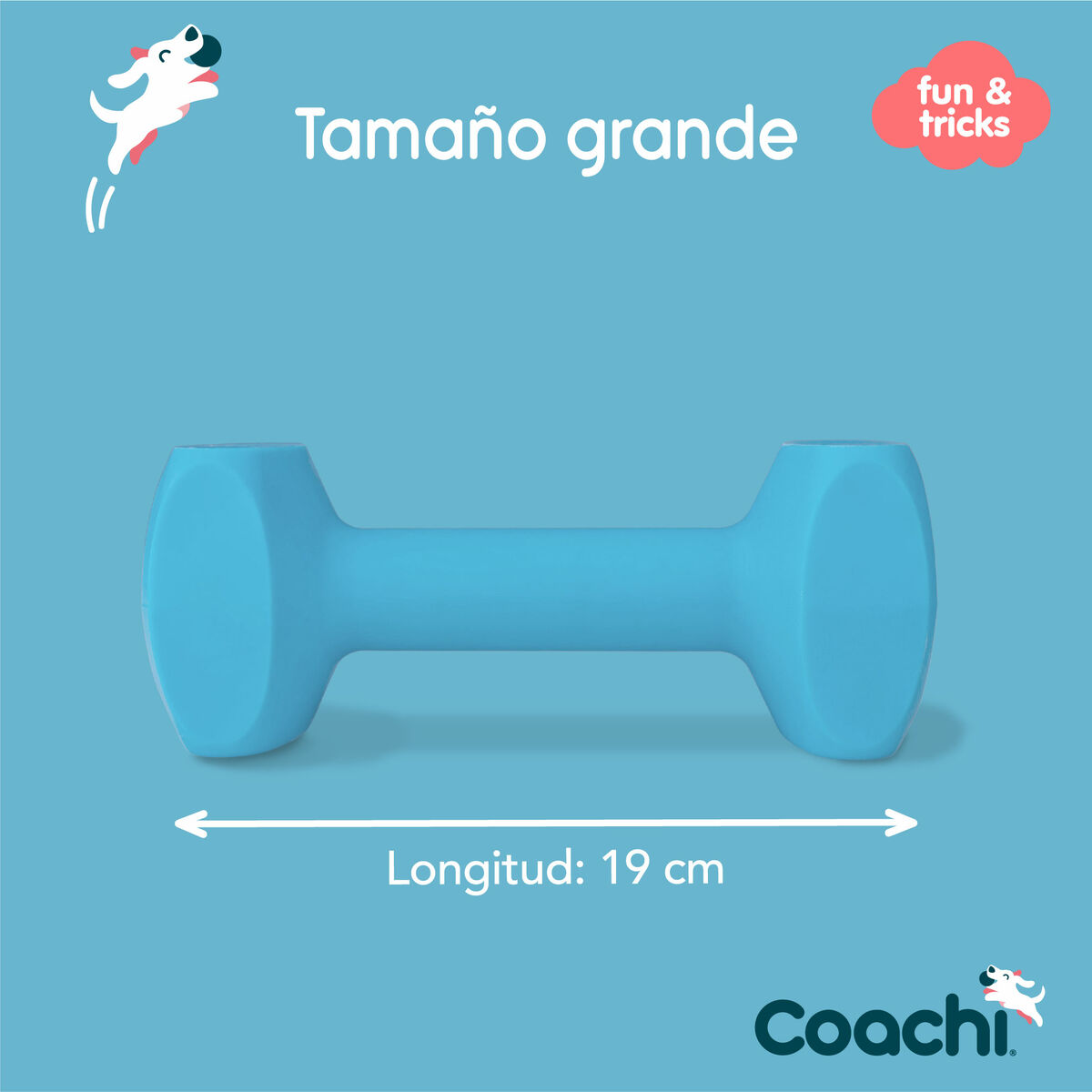 Giocattolo da addestramento Coachi TRAINING DUMBBELL Azzurro - Image 6