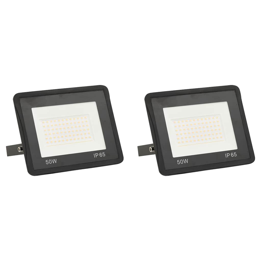 vidaXL Projecteurs à LED 2 pcs 50 W Blanc froid