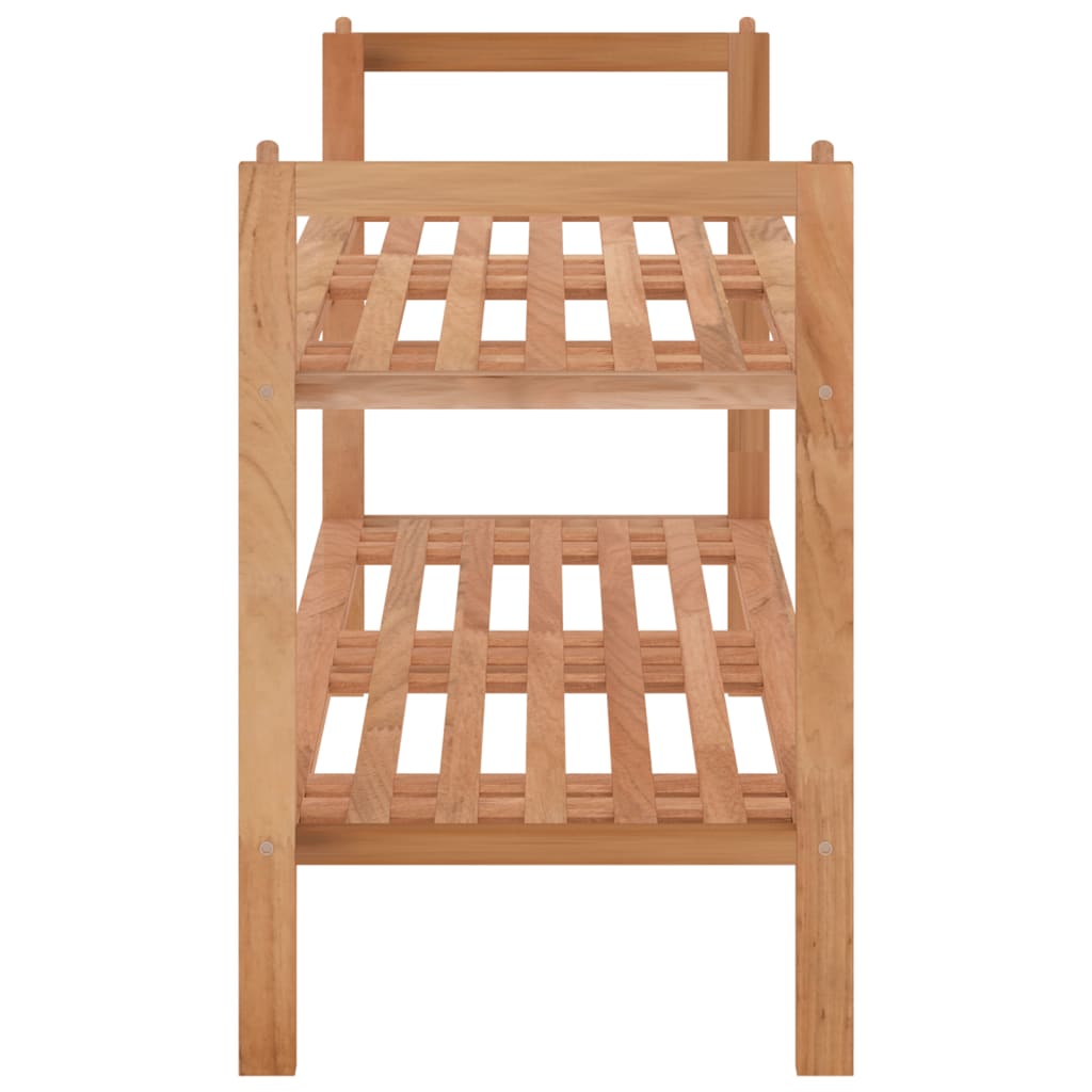 Scarpiera 69x27x41 Cm In Legno Massello Di Noce - Image 4