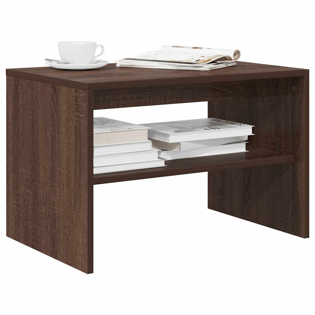 vidaXL Mueble para TV madera contrachapada marrón roble 60x40x40 cm
