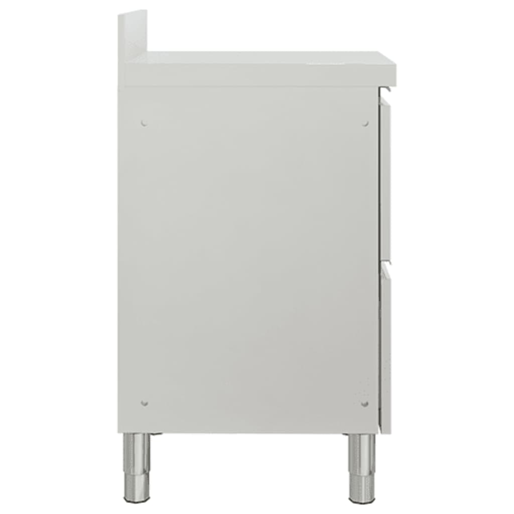 vidaXL Armoire de cuisine commerciale avec 2 tiroirs 50 x 60 x 96 cm - Image 4