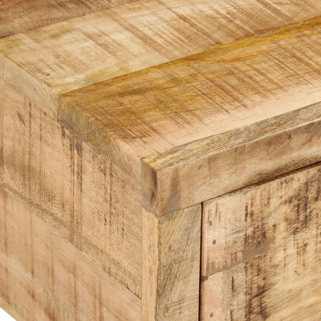 vidaXL Mueble de TV (118-200) x 30x40 cm Madera maciza Mango - Image 5
